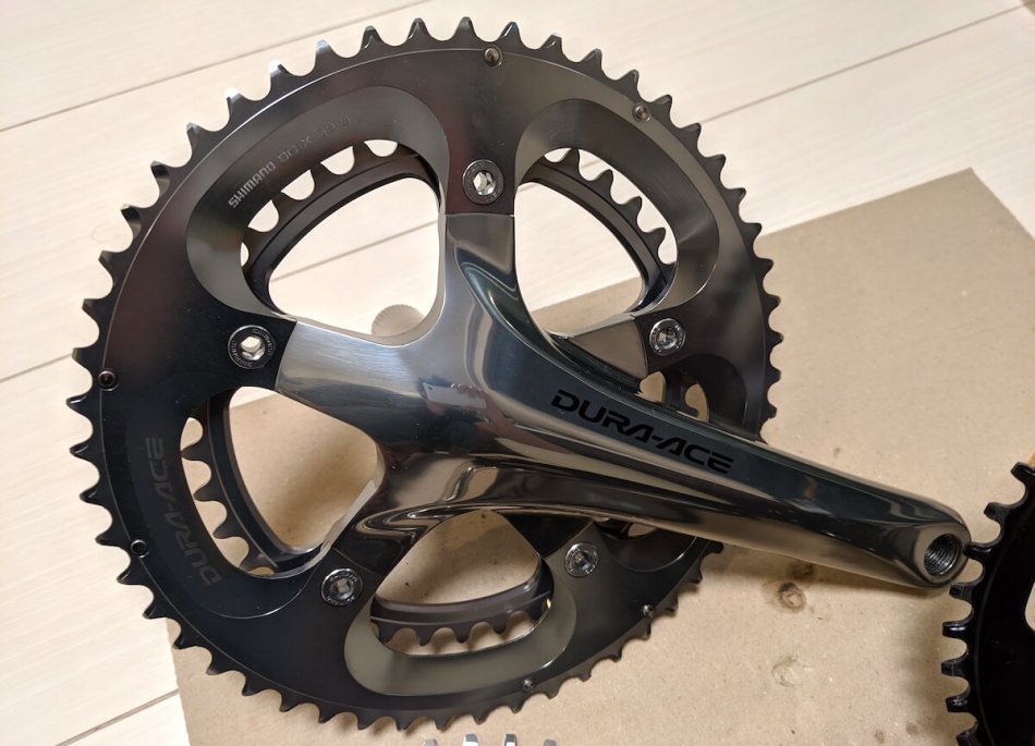 SHIMANO DURA-ACE  FC-7800ギア比は53-39です